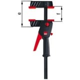 BESSEY Einhandzwinge DuoKlamp DUO30-8 schwarz/rot, 300 / 85