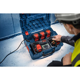 Bosch EXPERT Starter-Set 18V, 2x EXBA 18V-80 + Ladegerät EXAL18V2-320 schwarz, 2x Li-Ionen Akku 8Ah, L-BOXX, AMPShare Alliance