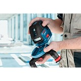 Bosch Linienlaser GLL 3-50 Professional, mit Empfänger, Kreuzlinienlaser blau/schwarz, L-BOXX 136, rote Laserlinien