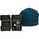 Bosch Weihnachts-Set Schrauberbit-Satz, 43-teilig blau, inkl. gratis Bosch Beanie