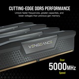 Corsair DIMM 64 GB DDR5-5200 (2x 32 GB) Dual-Kit, Arbeitsspeicher schwarz, CMK64GX5M2B5200C40, Vengeance, INTEL XMP