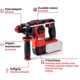 EINHELL Professional Akku-Bohrhammer HEROCCO, 18Volt rot/schwarz, ohne Akku und Ladegerät