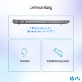 HP OmniBook Ultra 14-fd0094ng, Notebook silber, AMD Ryzen AI 9 365, AMD Radeon 880M, 16 GB LPDDR5X, 1 TB (1 TB SSD), Windows 11 Home 64-Bit
