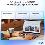 HP OmniBook Ultra 14-fd0094ng, Notebook silber, AMD Ryzen AI 9 365, AMD Radeon 880M, 16 GB LPDDR5X, 1 TB (1 TB SSD), Windows 11 Home 64-Bit