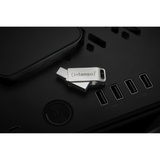 Intenso cMOBILE LINE 64 GB, USB-Stick silber, USB-A 3.2 Gen 1, USB-C 3.2 Gen 1