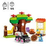 LEGO 10469 DUPLO Bluey Pizza-Schwestern mit Muffin und Bluey, Konstruktionsspielzeug 
