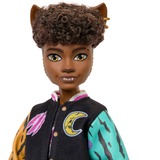 Mattel Monster High Clawd Wolf Puppe mit Gargoyle-Bulldogge als Haustier und Zubehör