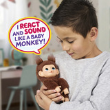 Moose Toys Little Live Pets - My Baby Monkey Minis Brown Cherri, Kuscheltier 