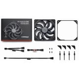 Noctua NF-A14x25 G2 PWM chromax.black, Gehäuselüfter PWM-Anschluss, 140 mm