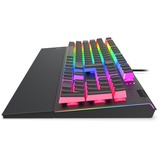 SPC Gear GK650K Omnis, Gaming-Tastatur schwarz/transparent, DE-Layout, Kailh RGB Red, Pudding Edition