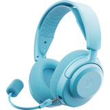SteelSeries Arctis Nova 3P Wireless Aqua, Gaming-Headset hellblau, Für Playstation, Bluetooth, WiFi, Mobile App Control
