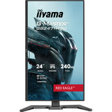 iiyama G-Master GB2471HSU-B1 Red Eagle, Gaming-Monitor 60.5 cm (23.8 Zoll), schwarz (matt), FullHD, Fast-IPS, HDMI, DP, G-Sync komp., USB-Hub, 240Hz Panel
