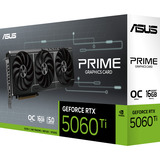 ASUS GeForce RTX 5060 Ti PRIME OC 16GB, Grafikkarte DLSS 4, 3x DisplayPort, 1x HDMI 2.1