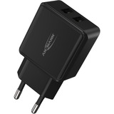 Ansmann Home Charger HC212, Ladegerät schwarz, intelligente Ladesteuerung