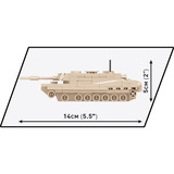COBI Abrams M1A2, Konstruktionsspielzeug Maßstab 1:72