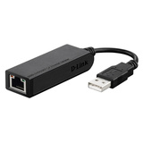 D-Link DUB-E100, LAN-Adapter schwarz