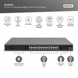 Digitus 24-Port Gigabit DN-95359 PoE-Switch 