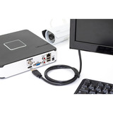 Digitus HDMI Premium High Speed Anschlusskabel, mit Ethernet, UHD 4K schwarz, 5 Meter