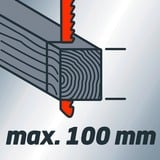 EINHELL Stichsäge TE-JS 100 rot/schwarz, 750 Watt
