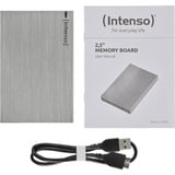 Intenso Memory Board 2 TB, Externe Festplatte anthrazit, extern, Micro-USB-B 3.2 Gen 1 (5 Gbit/s)
