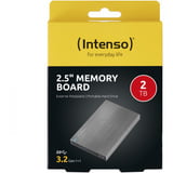 Intenso Memory Board 2 TB, Externe Festplatte anthrazit, extern, Micro-USB-B 3.2 Gen 1 (5 Gbit/s)