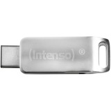 Intenso cMOBILE LINE 128 GB, USB-Stick silber, USB-A 3.2 Gen 1, USB-C 3.2 Gen 1