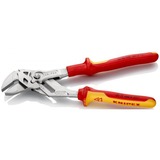 KNIPEX Zangenschlüssel 86 06 250, VDE-isoliert rot/gelb, Länge 250mm, 19-fach einstellbar