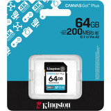 Kingston Canvas Go! Plus 64GB SDXC, Speicherkarte schwarz, UHS-I U3, Class 10, V30