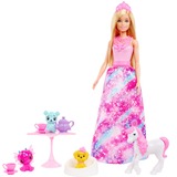 Mattel Barbie Dreamtopia Märchen-Adventskalender, Puppe mit 25 Überraschungen, inkl. 1 Puppe