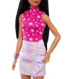 Mattel Barbie Fashionistas-Puppe Rock pink and metallic 