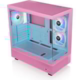 Thermaltake View 270 Plus TG ARGB , Tower-Gehäuse rosa, Tempered Glass x 2