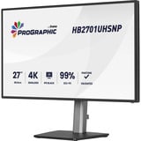 iiyama ProGraphic HB2701UHSNP-B1, LED-Monitor 68.5 cm (27 Zoll), schwarz (matt), UltraHD/4K, IPS, HDMI, DP, USB-C, USB-Hub