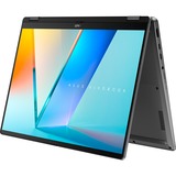 ASUS Vivobook 14 Flip (TP3407SA-QL010W), Notebook grau, Intel® Core™ Ultra 7 256V, Intel® Arc™ Graphics, 16 GB LPDDR5X, 1 TB (1 TB SSD), Windows 11 Home 64-Bit