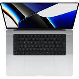 Apple MacBook Pro (16") 2021, Notebook silber, M1 Max 32-Core GPU, macOS Ventura, Deutsch, 120 Hz Display, 1 TB SSD
