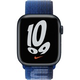 Apple Nike Sport Loop, Uhrenarmband dunkelblau, 45 mm