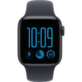 Apple Watch SE 3, Smartwatch schwarz, 40 mm, Sportarmband Navyblau M/L