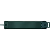 Brennenstuhl Premium-Line Comfort Switch Plus Steckdosenleiste 6-fach, 2x permanent schwarz/hellgrau, 3 Meter Kabel, mit Hand-/Fußschalter