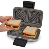 Cloer XXL-Sandwichmaker 6259 silber/schwarz