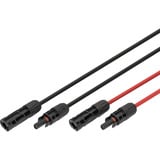 Digitus Solarkabel Verlängerung Ø 4mm² PV 1.500Volt 2x 5 Meter - 1x rot, 1x schwarz, MC4-Stecker / -Buchse