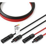 Digitus Solarkabel Verlängerung Ø 4mm² PV 1.500Volt 2x 5 Meter - 1x rot, 1x schwarz, MC4-Stecker / -Buchse