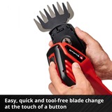 EINHELL Akku-Grasschere/ -Strauchschere GE-CG 18/100 Li T-Solo, 18Volt rot/schwarz, ohne Akku und Ladegerät