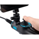 Hazet HD Videoendoskop Satz mit 360° Schwenksonde Ø 3,9mm, 4-teilig, Inspektionskamera schwarz/blau, Foto- / und Videoaufnahme via App