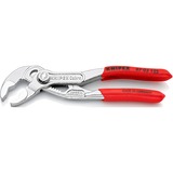 KNIPEX Cobra Rohr- / Wasserpumpen-Zange 87 03 125 rot, Länge 125mm, für Rohre bis 1"