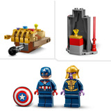LEGO 76319 Marvel Super Heroes Captain America vs. Thanos, Konstruktionsspielzeug 