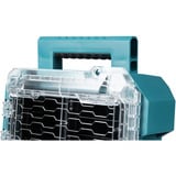 Makita MAKTRAK Organizer kompakt , Werkzeugkiste blau/transparent, Transparenter Deckel