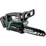 Metabo MS 18 LTX BL 25 (601595900) SET Akku-Kettensäge, 18Volt grün/schwarz, Li-Ionen Akku 4,0Ah 18V