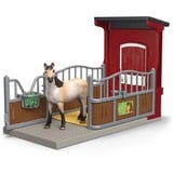 Schleich Farm World Ponybox mit Mustang Stute, Spielfigur 