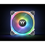 Thermaltake Riing Trio 12 RGB Radiator Fan White TT Premium Edition, Gehäuselüfter weiß, 3er Pack inkl. Controller, 120 mm