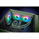 Thermaltake TH280 V2 ARGB Sync AIO Liquid Cooler Matcha Green, Wasserkühlung olivgrün