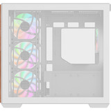 Thermaltake View 380 WS ARGB , Tower-Gehäuse weiß/holz, Tempered Glass x 2, Holz-Struktur